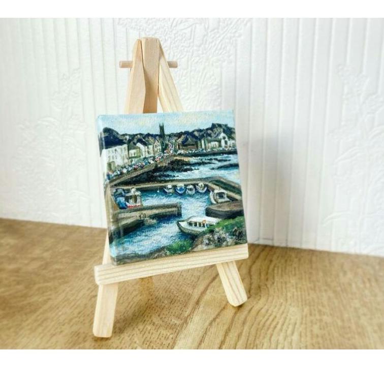 

[PRODUK V8D78] PAKET LENGKAP MELUKIS / STANDING EASEL/KANVAS LUKIS 20 X 20 CM/CAT ACRYLIC/KUAS NO.1/PALET V0J