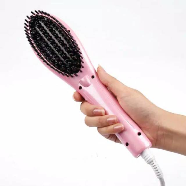 Catok Sisir MINI 906A Pelurus Rambut Elektrik Catokan Fast Hair Straightener Comb Lurus