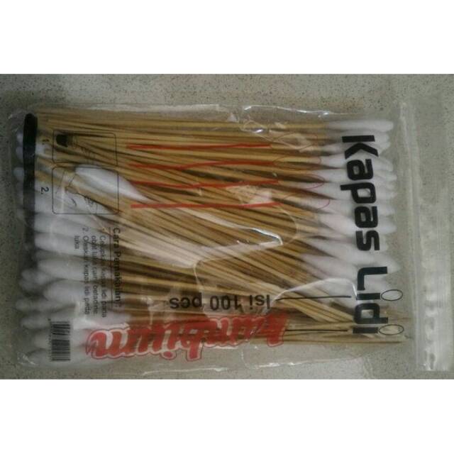 Kapas lidi kayu / cotton bud kayu
