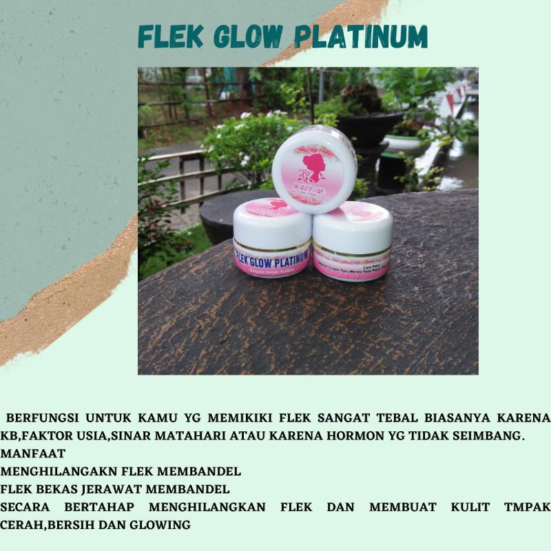 CREAM MALAM FLEK GLOW PLATINUM