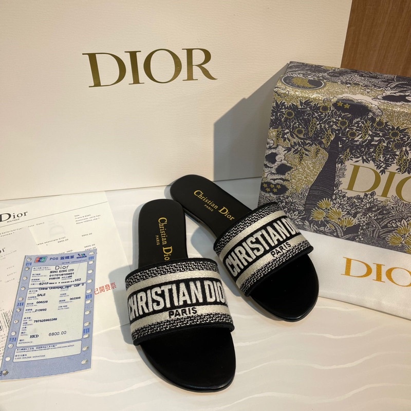 Jual Sandal Flat Shoes Wanita Branded Import Mirror Qlty 1:1 CD