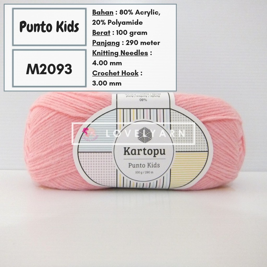 Benang Rajut Kartopu Punto Kids - M2093
