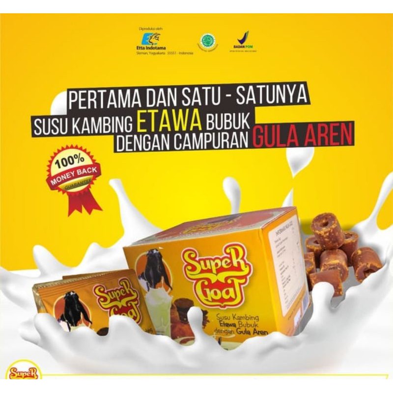 

Susu Kambing Supergoat Dengan Gula Aren