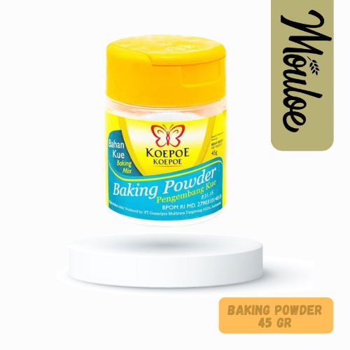 

KOEPOE KOEPOE BAKING POWDER 45 GR | Mouloemart | bahan tambahan makanan