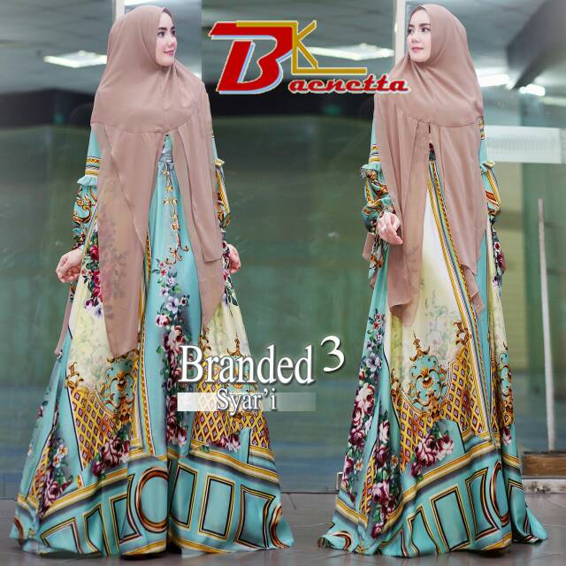 Gamis Syari Branded 3 Original by Baenetta READY