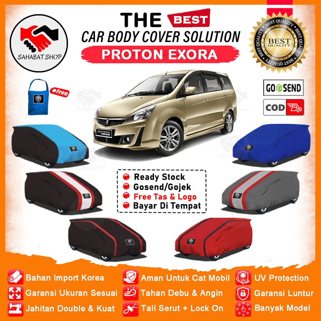 Cover Mobil Proton Exora / Sarung Mobil Proton Exora / Mantel Selimut Jas Pelindung Penutup Outdoor