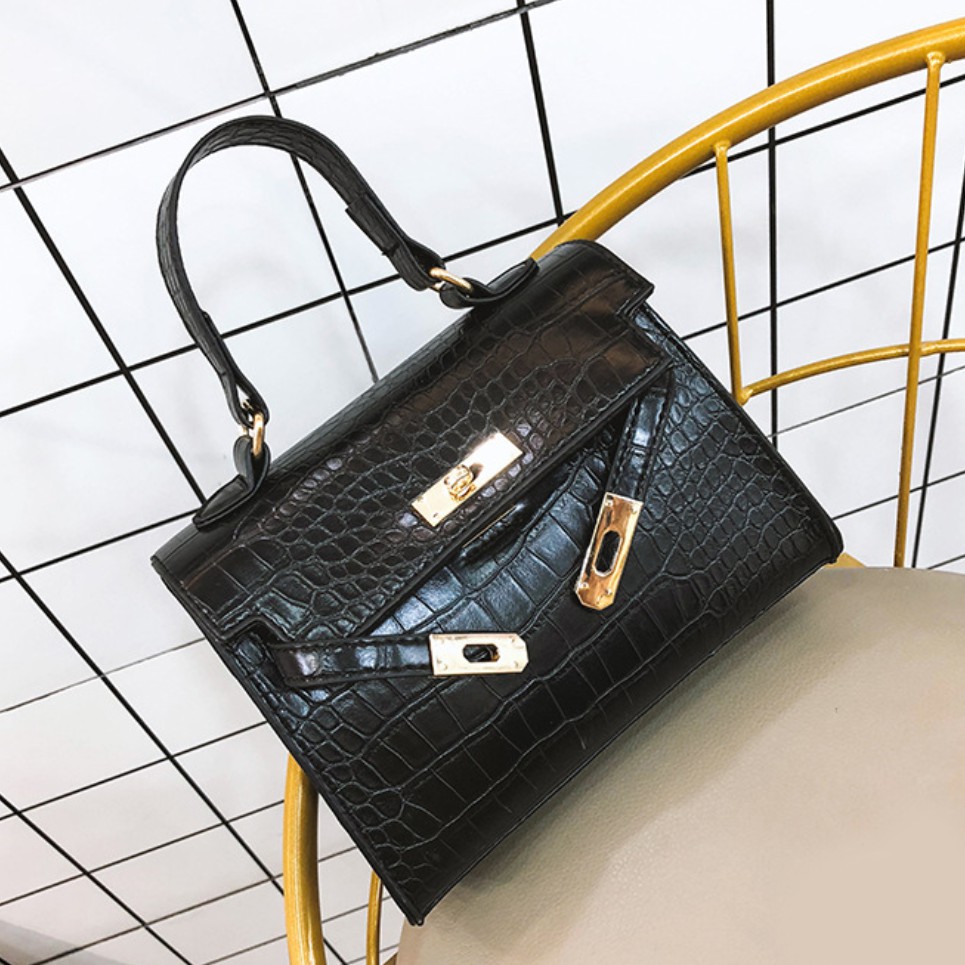 MBELLASHOP - 7871 - TAS BATAM - TAS IMPORT - TAS PESTA MURAH - TAS TANGAN CROCO PU - HANDBAG WANITA.