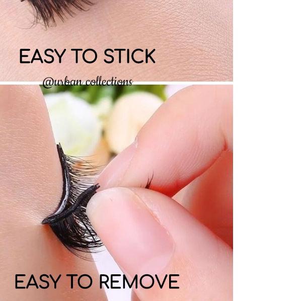 ❊ MAGIC NO GLUE EYELASHES/Bulu Mata 3D Tanpa Lem Liddy Eyelash Fake Eyelashes Korean Eyelash ❋