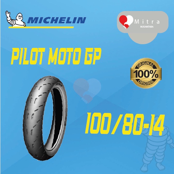 Ban Luar Michelin 100/80-14 Pilot Moto Gp Tubeless