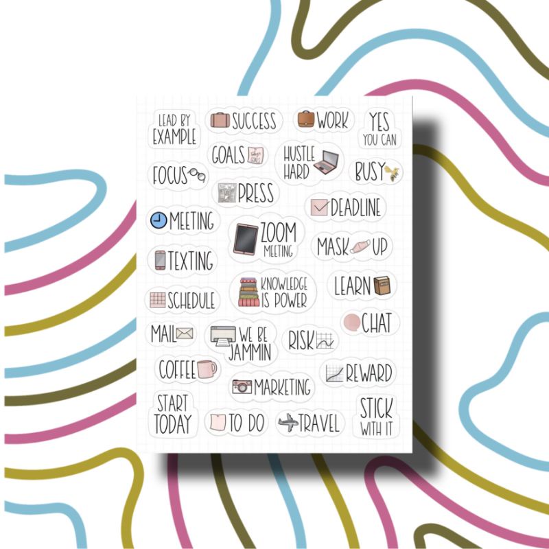 PROMO Sticker Tumblr Aesthetic Vintage / Stiker Case / Seticker Scrape Book Jurnal-04TXT