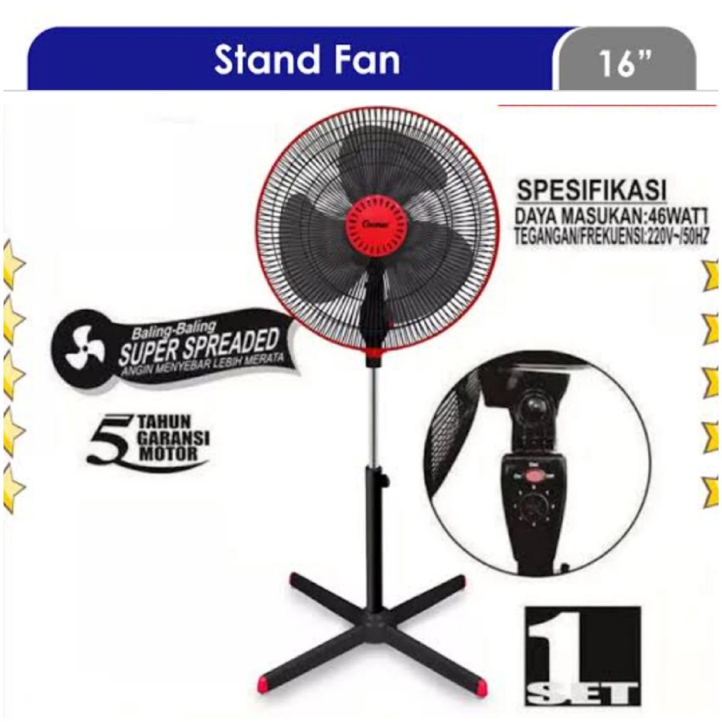 Cosmos 16-XDC Kipas Angin / Stand Fan [16 inch]