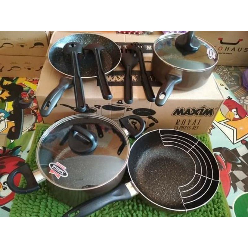 MAXIM ROYAL SET 13 PANCI TEFLON SET DUSDUSAN