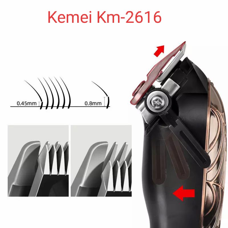 Alat Cukur KEMEI KM-2616 Hair Cliper Professional Original