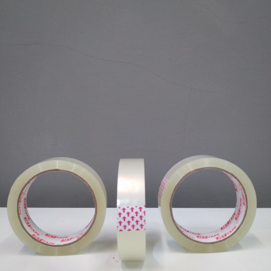 

Selotip lakban bening perekat Tape 1inch x 70y 45micron
