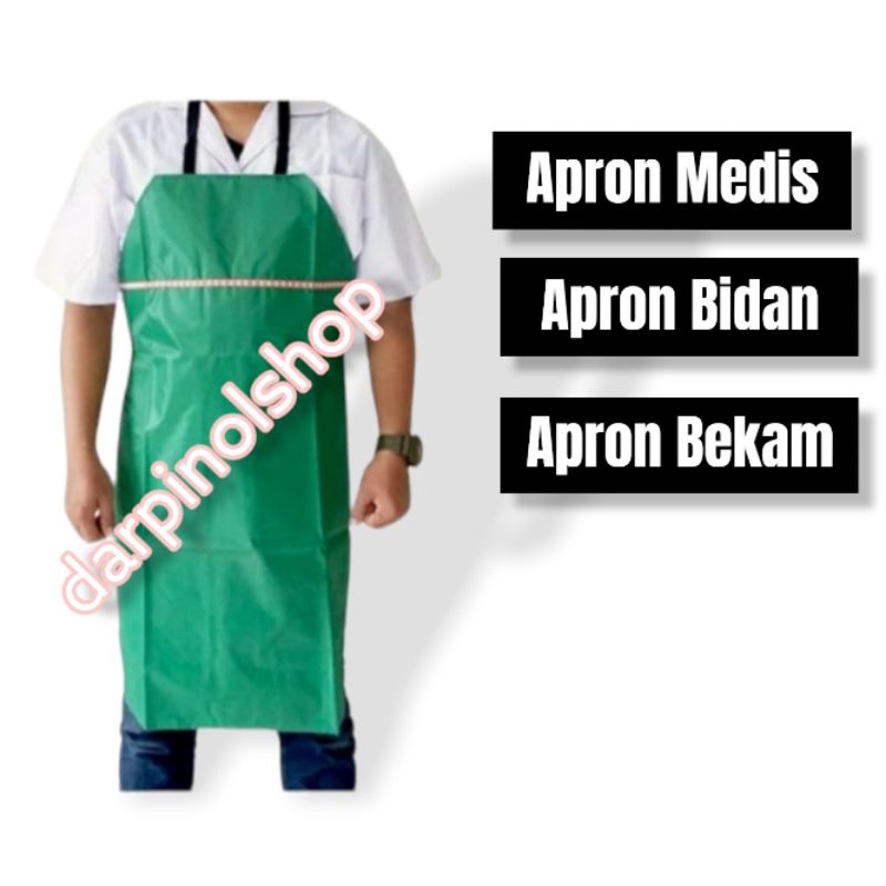 Apron Medis | Apron Bekam | Apron Bidan