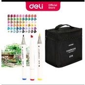 

Deli Color Marker With Bag 40