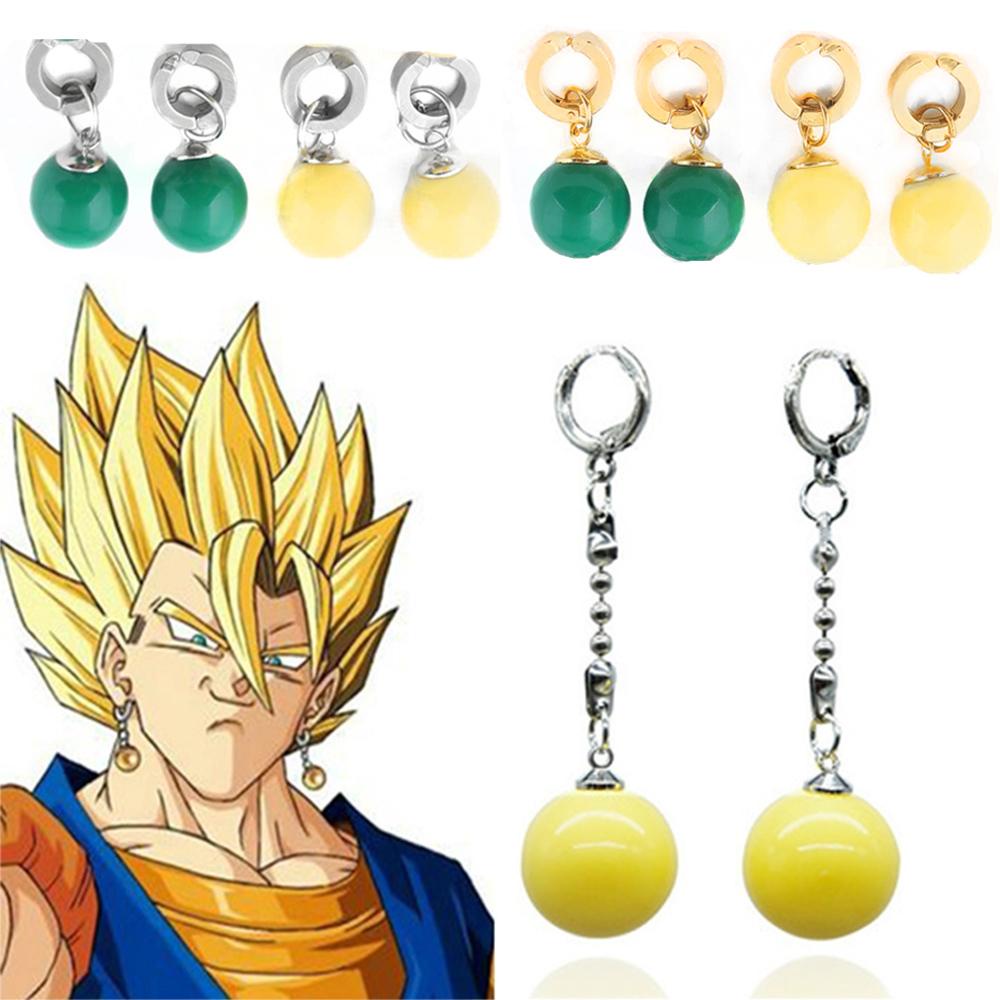 Nickolas1 1 Pasang Anting Klip Desain Dragon Ball Zamasu