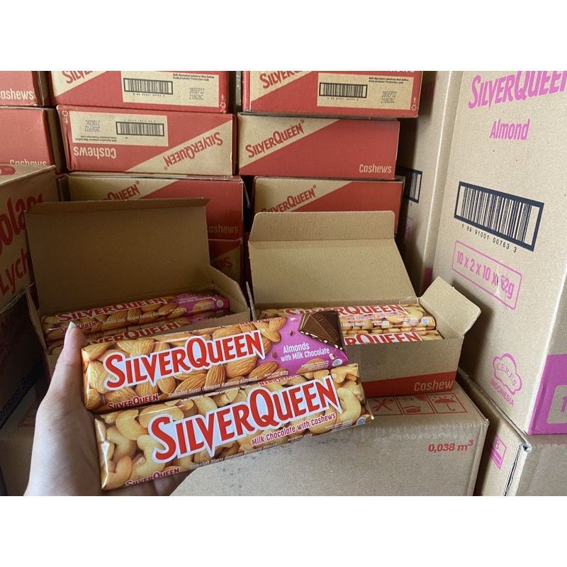 READYSTOCK!! COKLAT SILVERQUEEN 65GR / COKLAT SQ BESAR 65GR / COKLAT ALMOND MEDE FRUIT N NUT 65GR AL