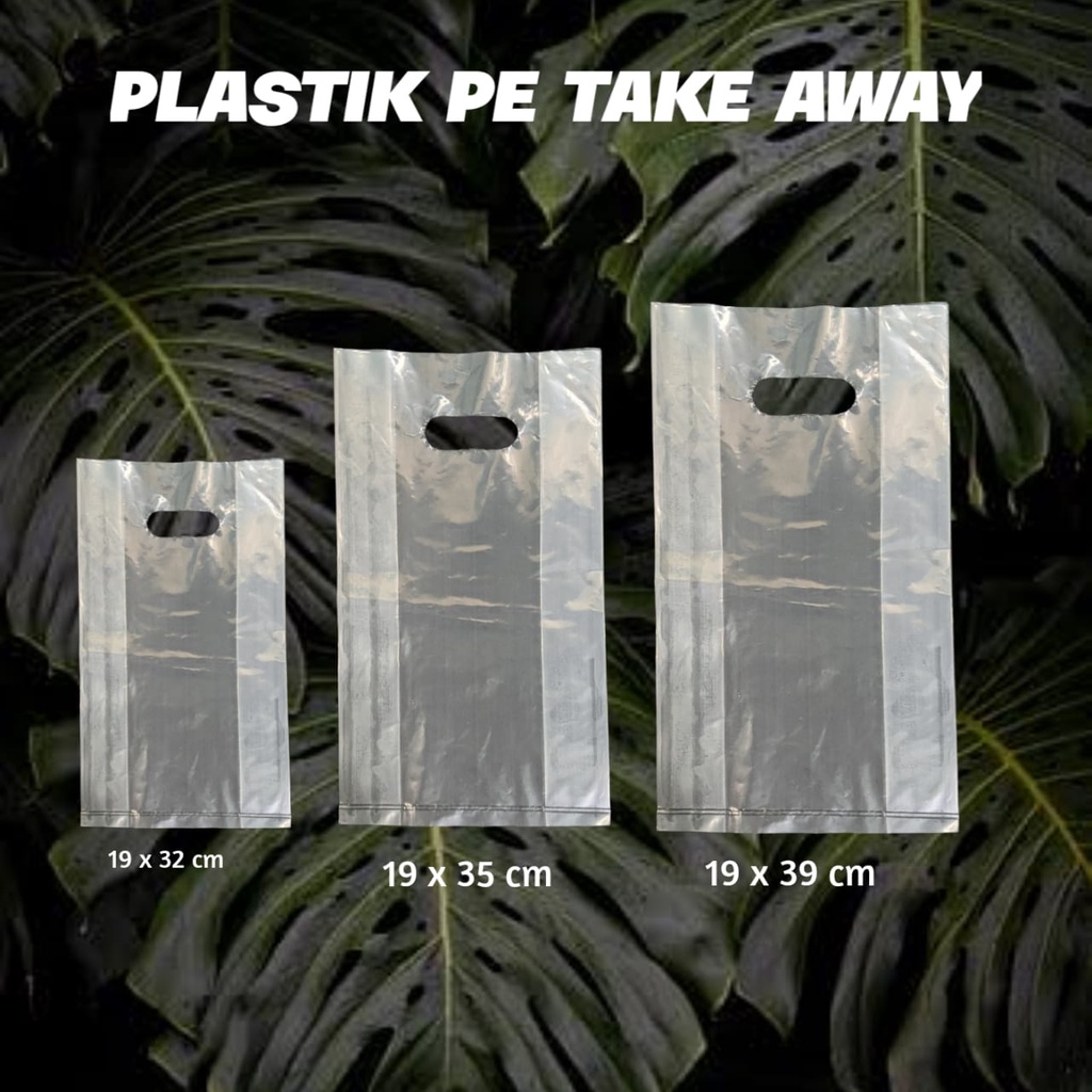 Jual Kantong Plastik Kresek Pe Bening Transparan Polos Shopee Indonesia 2545