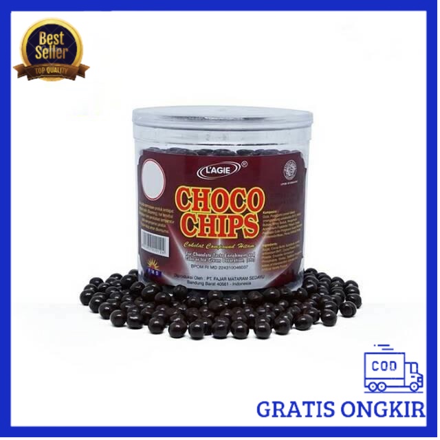 

L'AGIE CHOCO CHIPS 400GR TUBE