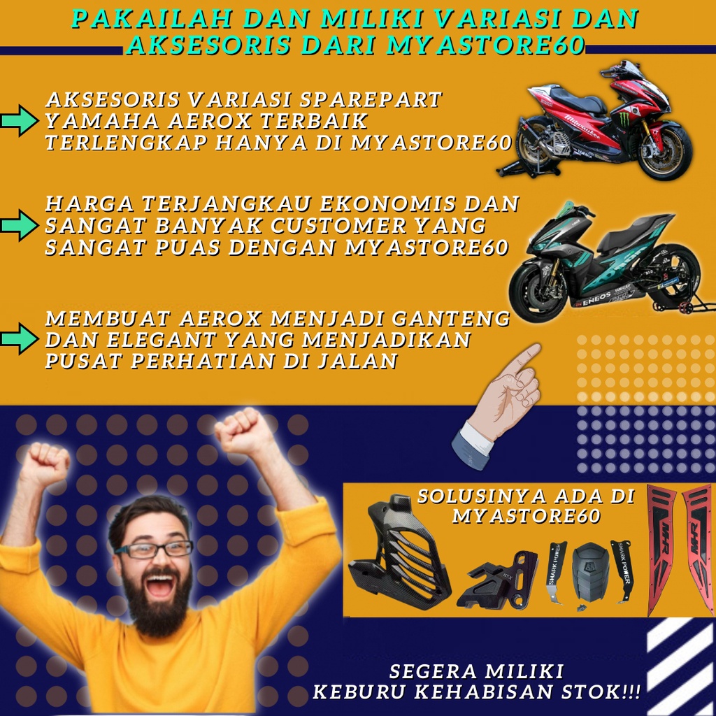 Lampu Sen Sein LED New Aerox Connected 2020 2021 JPA Sen Sein LED Lamp Motor Yamaha Aerox 2020 2021 Merk JPA Original