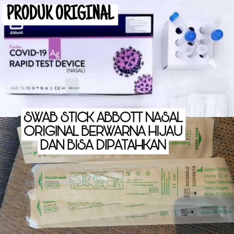 Swab Antigen Abbott Bioquick Panbio Nasal Ecer