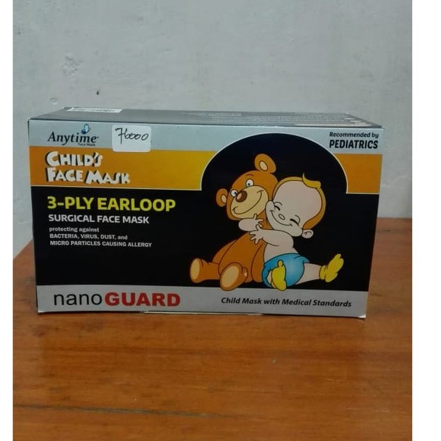 Anytime Child Mask Masker Anak 40pcs