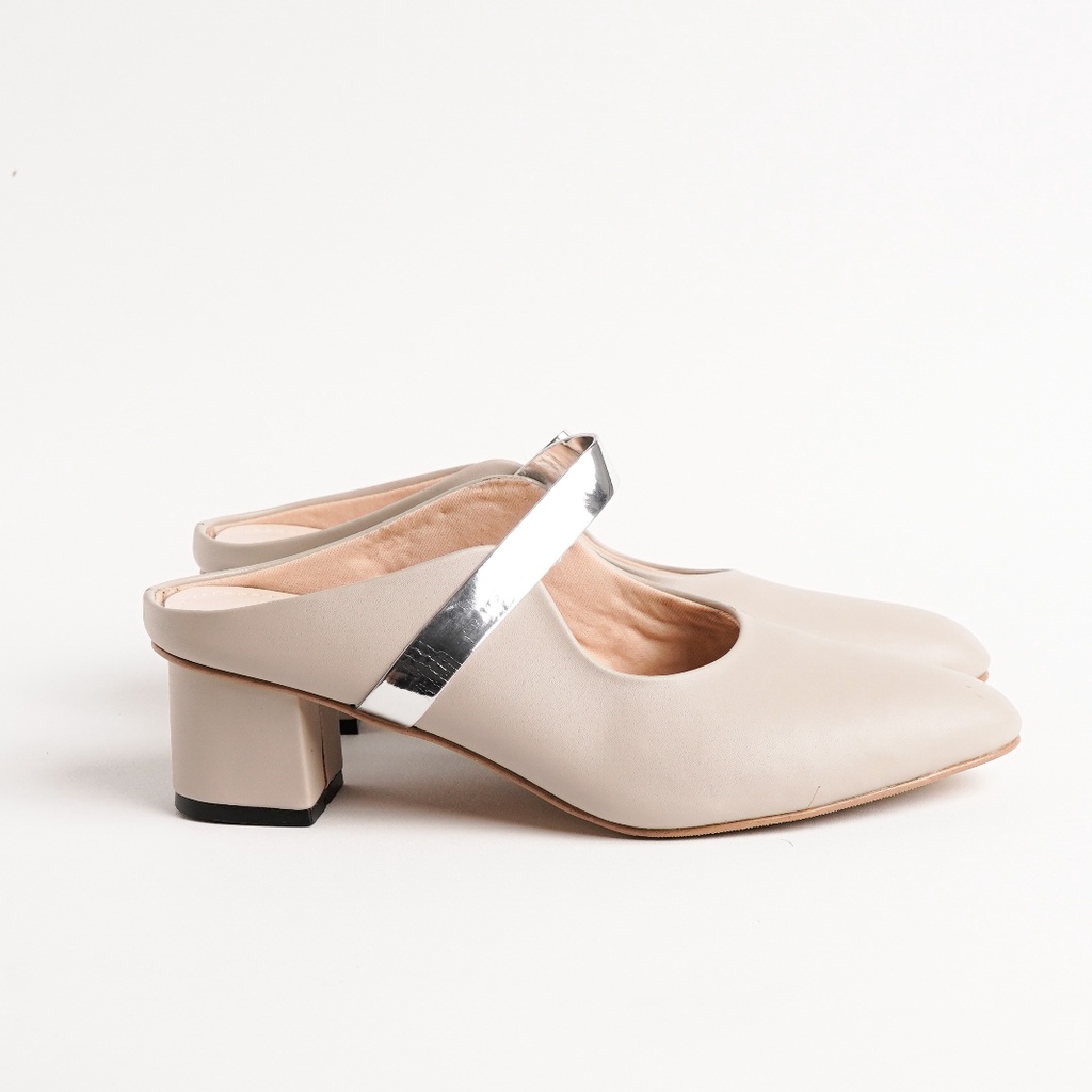 MULES ORIGINAL | Sepatu Sandal Heels Wanita Ukuran Besar-Jumbo Bustong Heel Pesta Formal Big Size