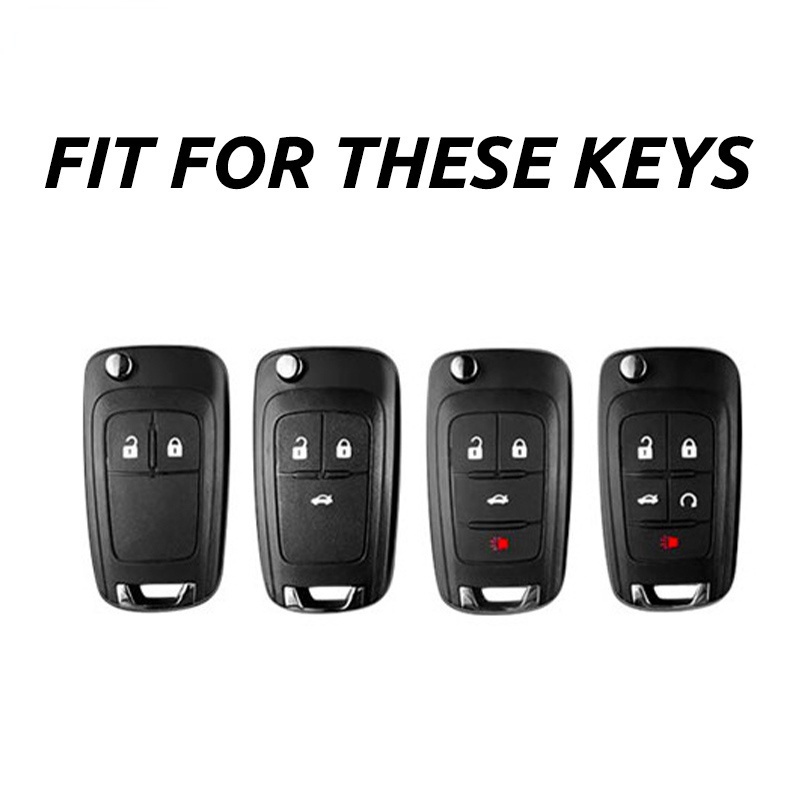 Casing Kunci Mobil Bahan Kulit Untuk Chevrolet Cruze Aveo Trax Opel Vauxhall Mokka Encore Astra Corsa Zafira