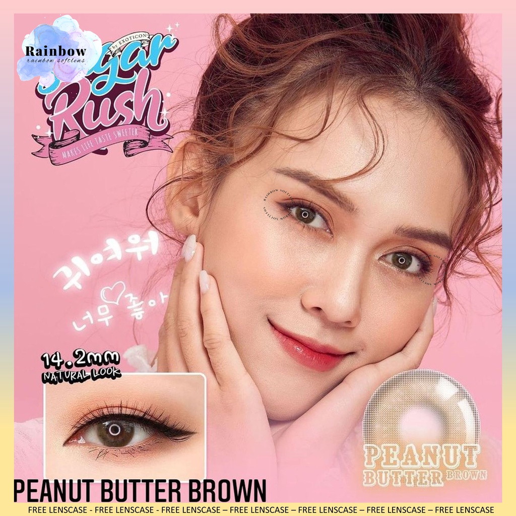 [COD] SOFTLENS SUGAR RUSH NORMAL &amp; MINUS (-0.50 SD -4.00) DIAMETER 14.2MM