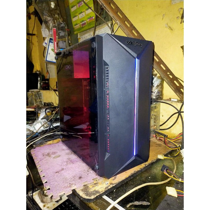 PC RAKITAN BARU Intel I3/Ram 4Gb/Hdd 500Gb Casing Game Fan Rgb