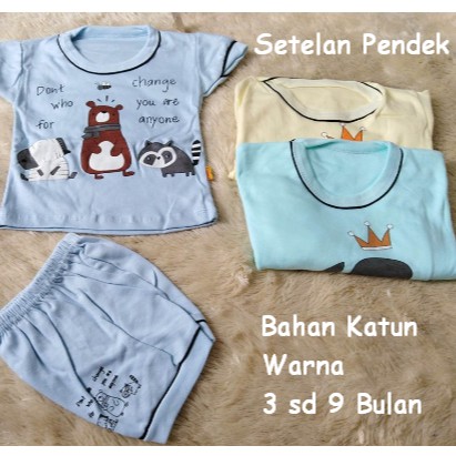 Baju Bayi Harian Setelan Pendek Enrica