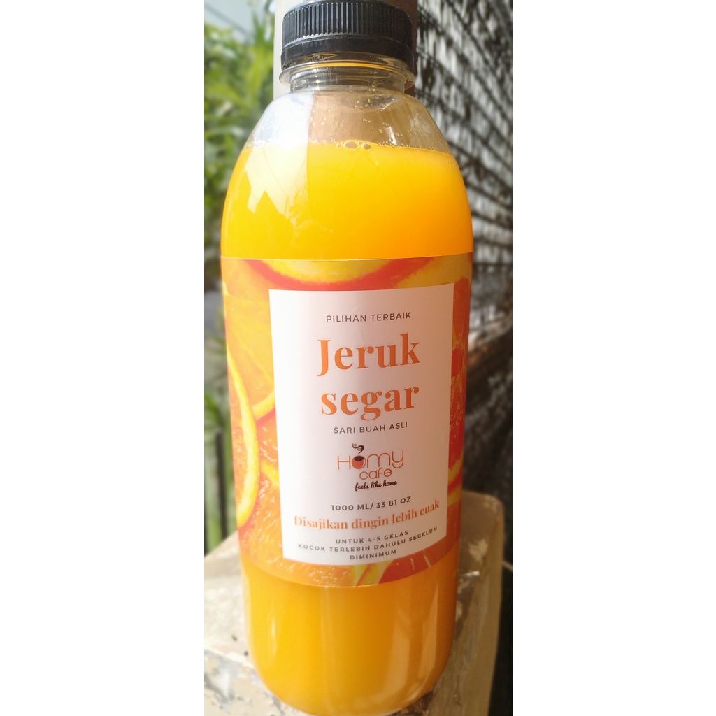 

Fresh Orange Juice (Jeruk Peras Murni) 1 Liter