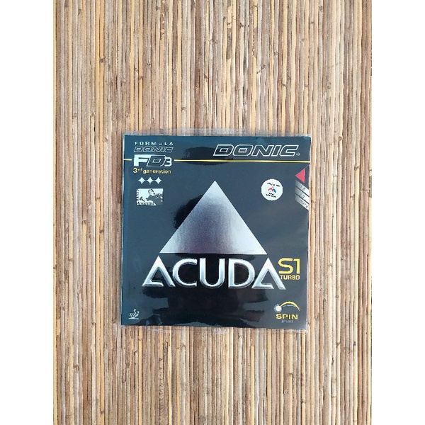 Donic Acuda S1 Turbo Karet Bet Tenis Meja Pingpong
