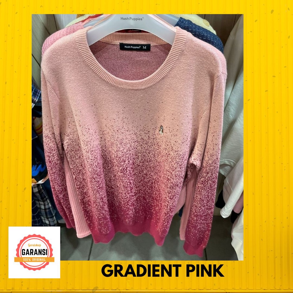 Sweater Wanita Hush Puppies Seri GRADIENT 100% Original Store