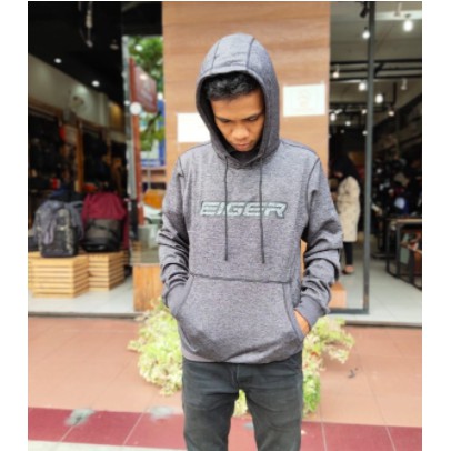 SWEATER X-RUSTLE 6542 EIGER1989 JAKET HOODIE GREY JAKET ORIGINAL
