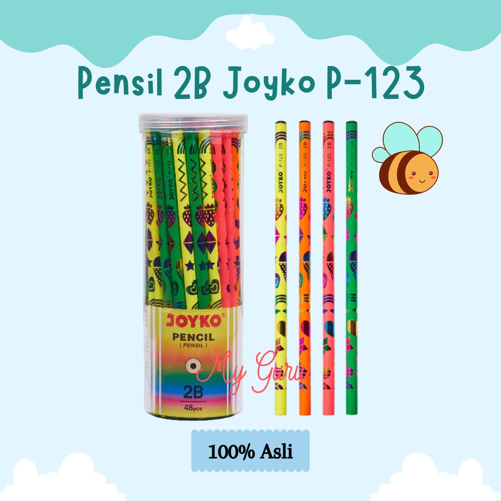 

[PCS] PENSIL 2B JOYKO / PENSIL TULIS KAYU P-123