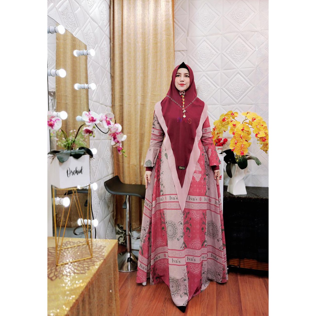 Gamis Olivia / gamis simple / dress simple