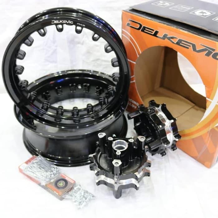 Velg Delkevic Jari-Jari Yamaha NMAX Silver (Double Disk)