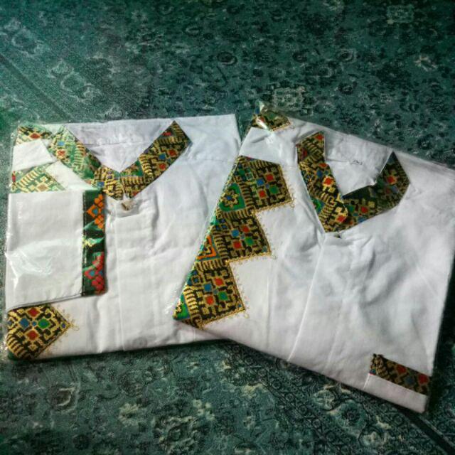 Kemeja Batik Berfuring Bahan Katun Halus Size M L Xl Xxl