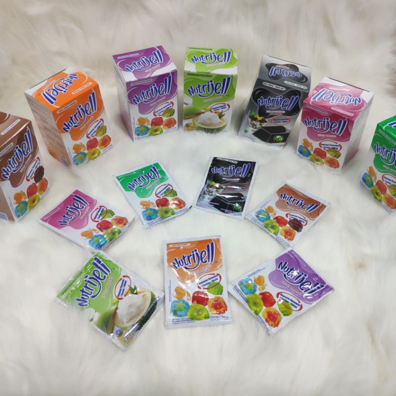 NUTRIJELL JELLY POWDER VARIAN RASA BUAH 10 GRAM