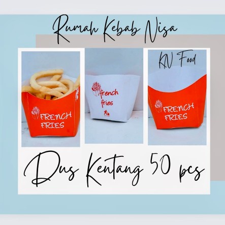 

Dus Box French Fries Kecil Dus Karton Kentang