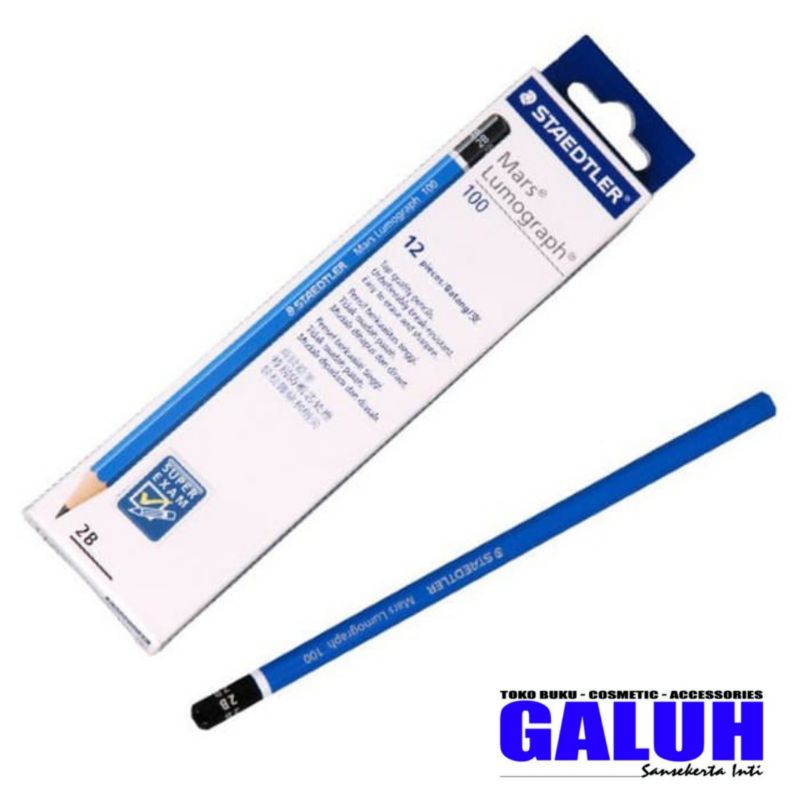 

Pensil Mars Lumograph 2B Staedtler