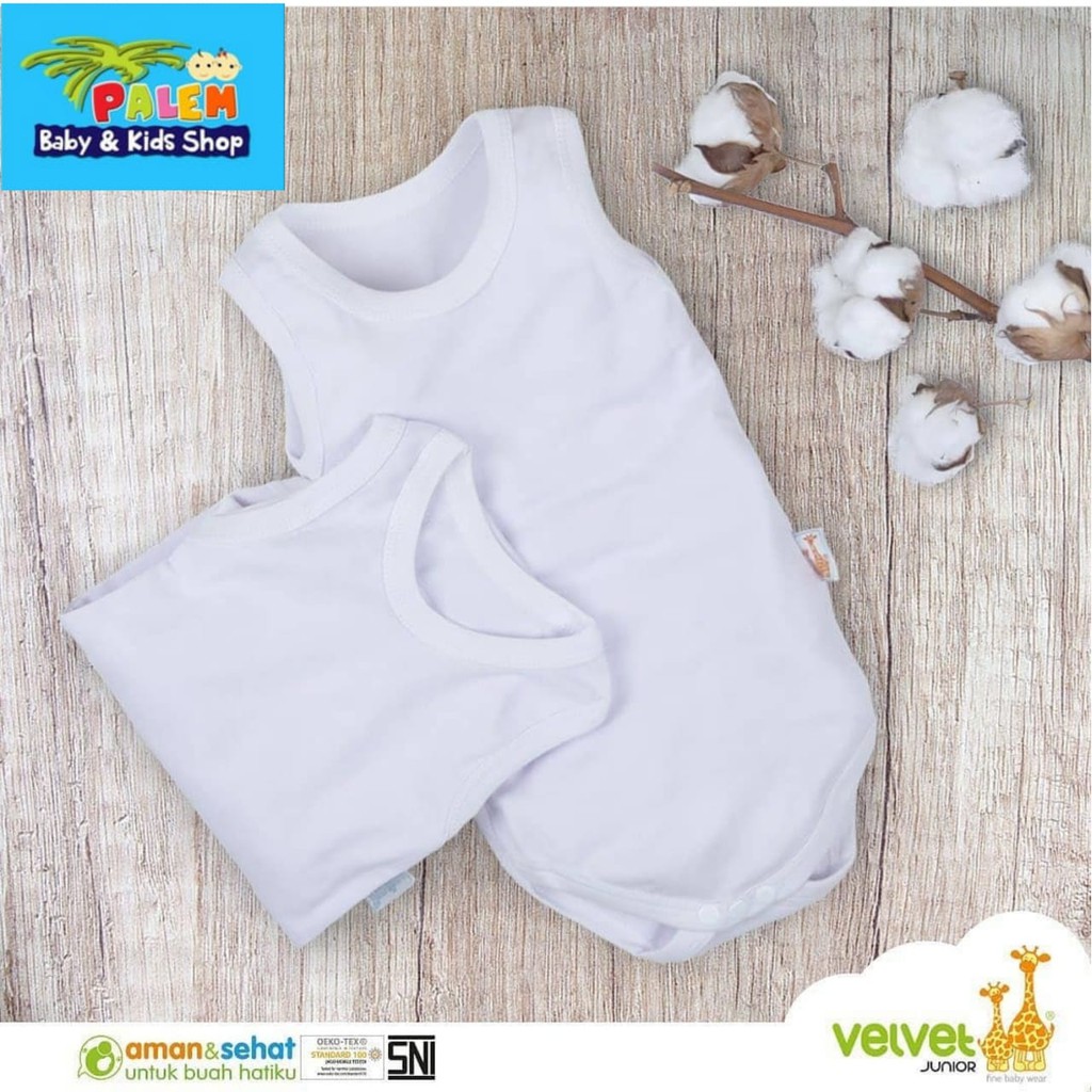 1pcs Velvet Junior Singlet Jumper/Kaos Dalam Jumper Bayi