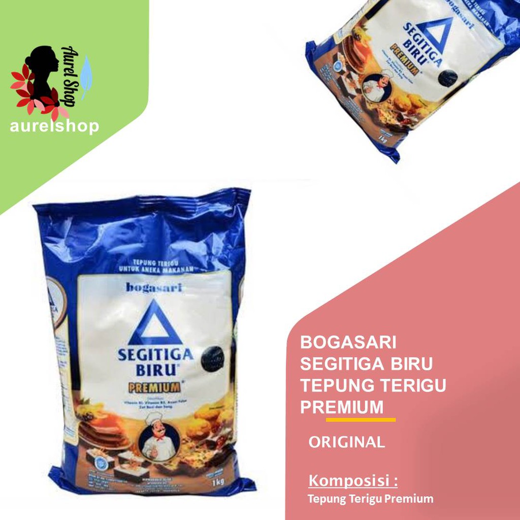 

SEGITIGA BIRU Tepung Terigu Premium kemasan 1 kg