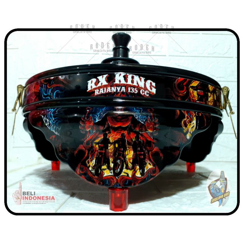 TEBOK PVC LOVEBIRD MOTIF RX KING LINKIN VENOM | tebok piber fiber lb love bird decal stiker gloss