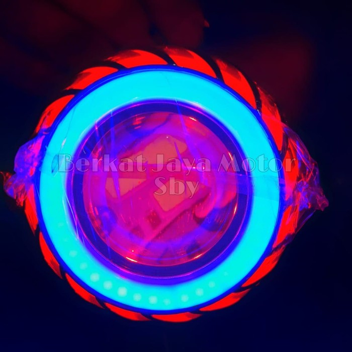 LAMPU LED PROJIE MOTOR MOBIL HI LOW JAUH DEKAT DOUBLE AE DE RBR