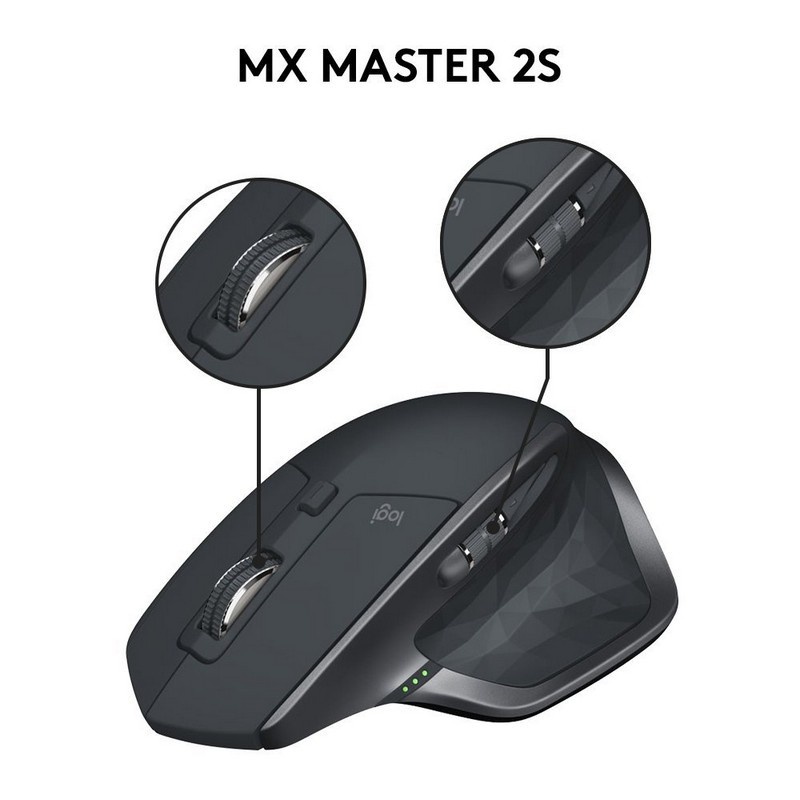 Logitech MX Master 2S Wireless &amp; Bluetooh Mouse