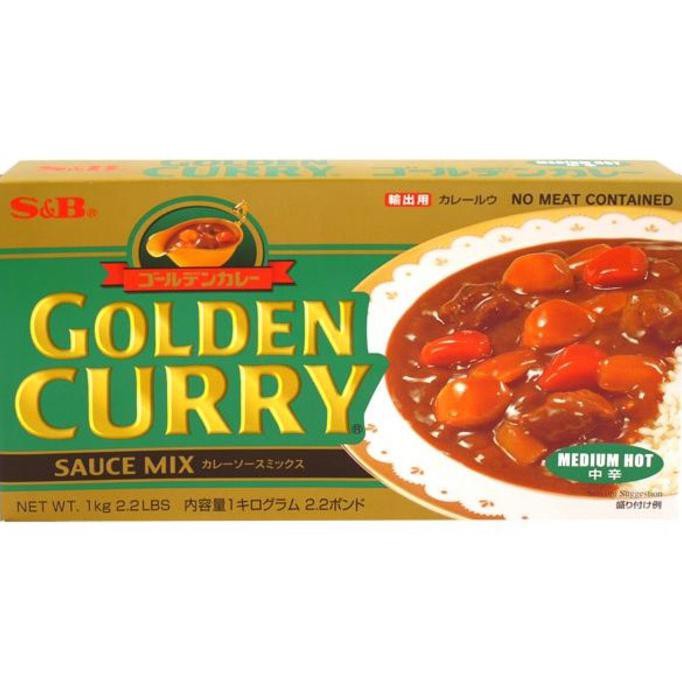 

Mmpap295- S&B Golden Curry @1Kg Medium Hot . Bumbu Kari Jepang Premium 916X