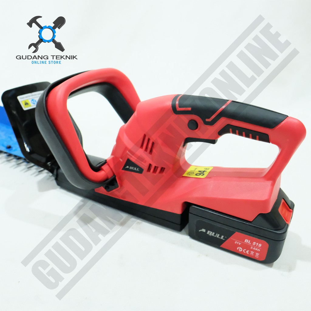 BULL BL519 Tipe B / Mesin Potong Pemotong Dahan Baterai  21V - Cordless Hedge Trimmer Bull BL 519 21V